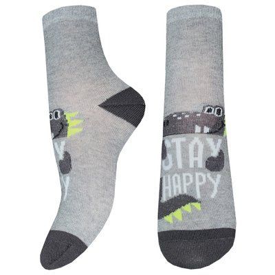 Шкарпетки дитячі "Stay Happy" 9316 9316 1820 6400 сірий меланж фото