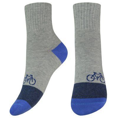 Шкарпетки дитячі 9267 Bike Ride 9267 1820 6402 срібло меланж фото