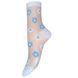 Women's semi-transparent socks 5627