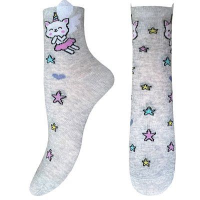 Шкарпетки дитячі 9449 Fairy Kitty 9449 2224&nbsp;6402 срібло-меланж фото