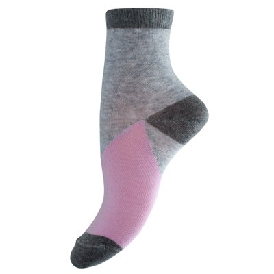 Шкарпетки жіночі 5320 срібло меланж рожевий/сірий меланж-срібло меланж 5320 23 9316 фото