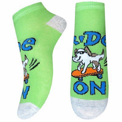 Шкарпетки дитячі 9336 Skater Dog 9336 2022 5642 салатовий  фото