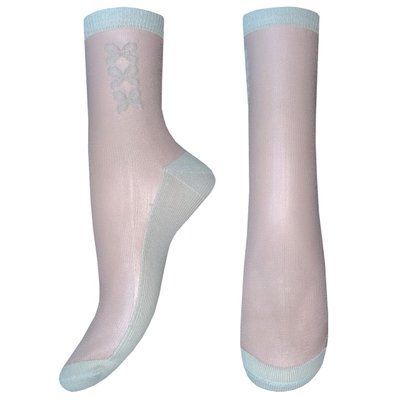 Women's semi-transparent socks 5654