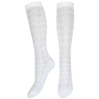 Напівпанчохи дитячі 9411 "Lace Diamonds" 9411 1618 1001 білий фото