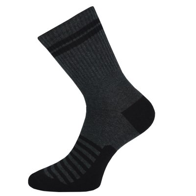 Шкарпетки чоловічі 6334 25 метал меланж-чорний 6334 25 9324 фото