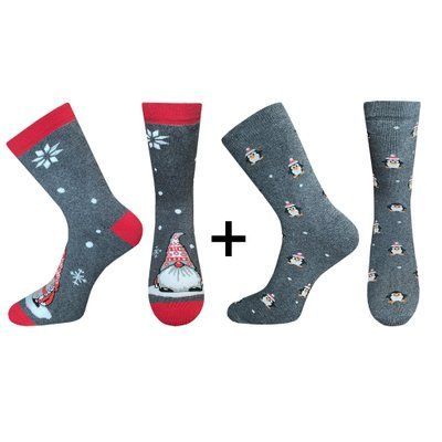 2-Pack men's terry socks 6458 Gift Box