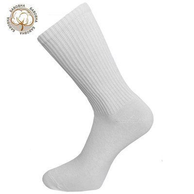 Шкарпетки чоловічі 6511 COTTON 95 6511 0025 1001 білий фото