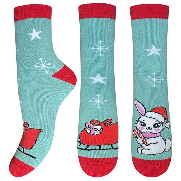 2-Pack women's terry socks 5576 Gift Box