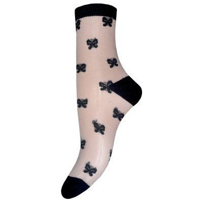 Women's semi-transparent socks 5626