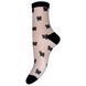 Women's semi-transparent socks 5626