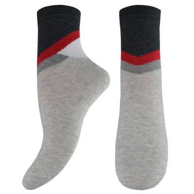 Шкарпетки жіночі 5411 срібло меланж / чорний 5411 0023 6402 фото
