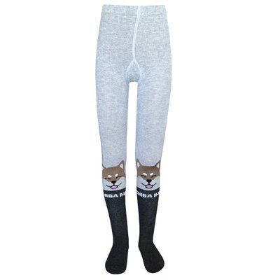 Children's tights 8249 with Shiba Inu dog