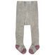 Tights for babies with terry foot  8273  "Pink Bird"