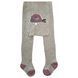 Tights for babies with terry foot  8273  "Pink Bird"