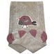 Tights for babies with terry foot  8273  "Pink Bird"