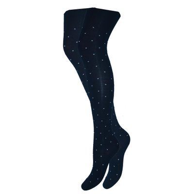 Колготи дитячі 8085 у стилі Polka Dot  8085&nbsp;0128&nbsp;386 маріне фото